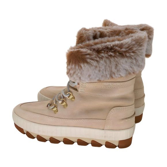 Sperry Women's Torrent Winter Lace Up Snow Boot, Ivory, Size 8.5 - Picture 3 of 5